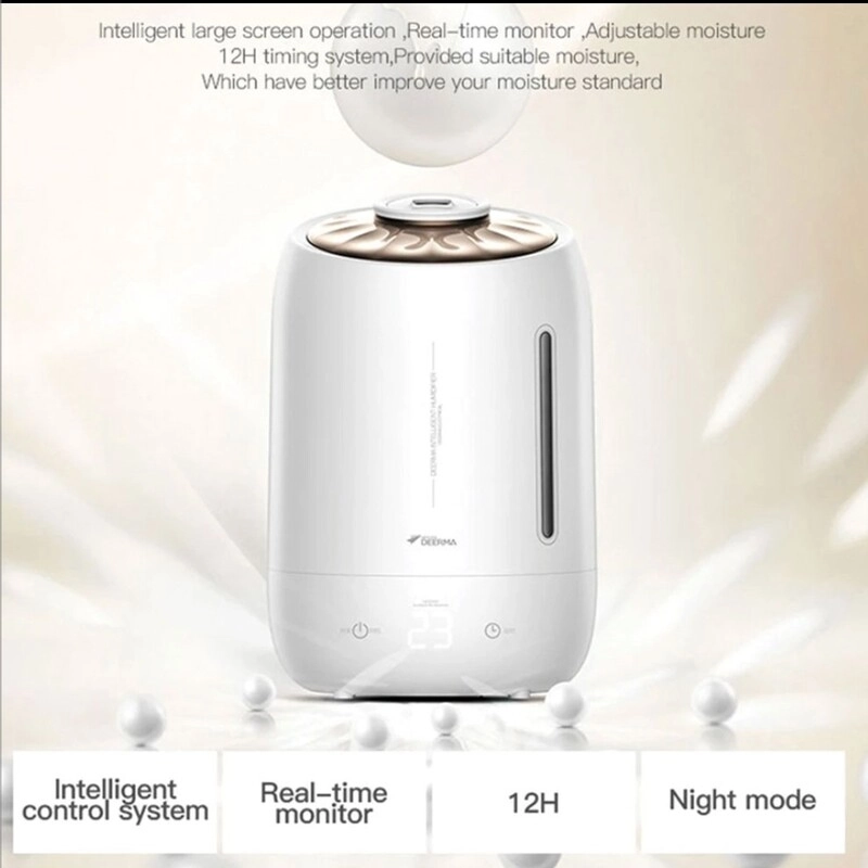 قیمت فوق العاده دستگاه بخور سرد و رطوبت ساز لمسی درما شیائومی Xiaomi Deerma DEM-F600 Humidifier